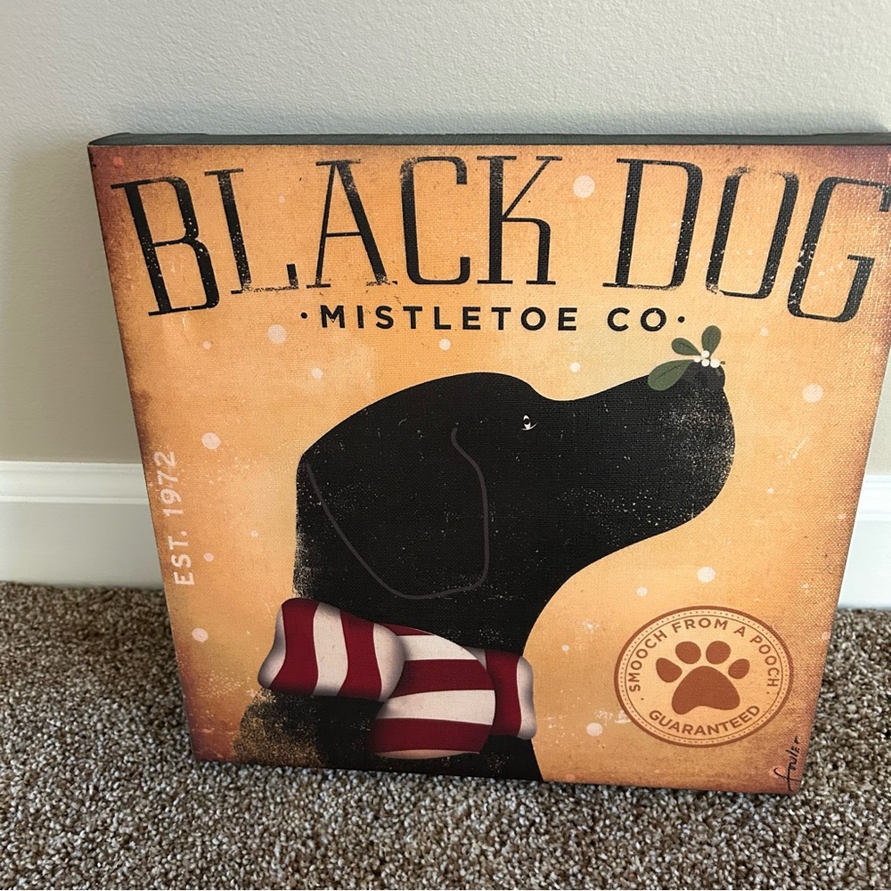 Wall Art - Black and Tan